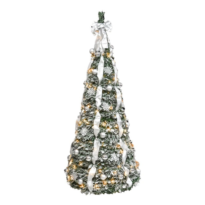 Christmas Tree 6ft Flock Up - Dollify
