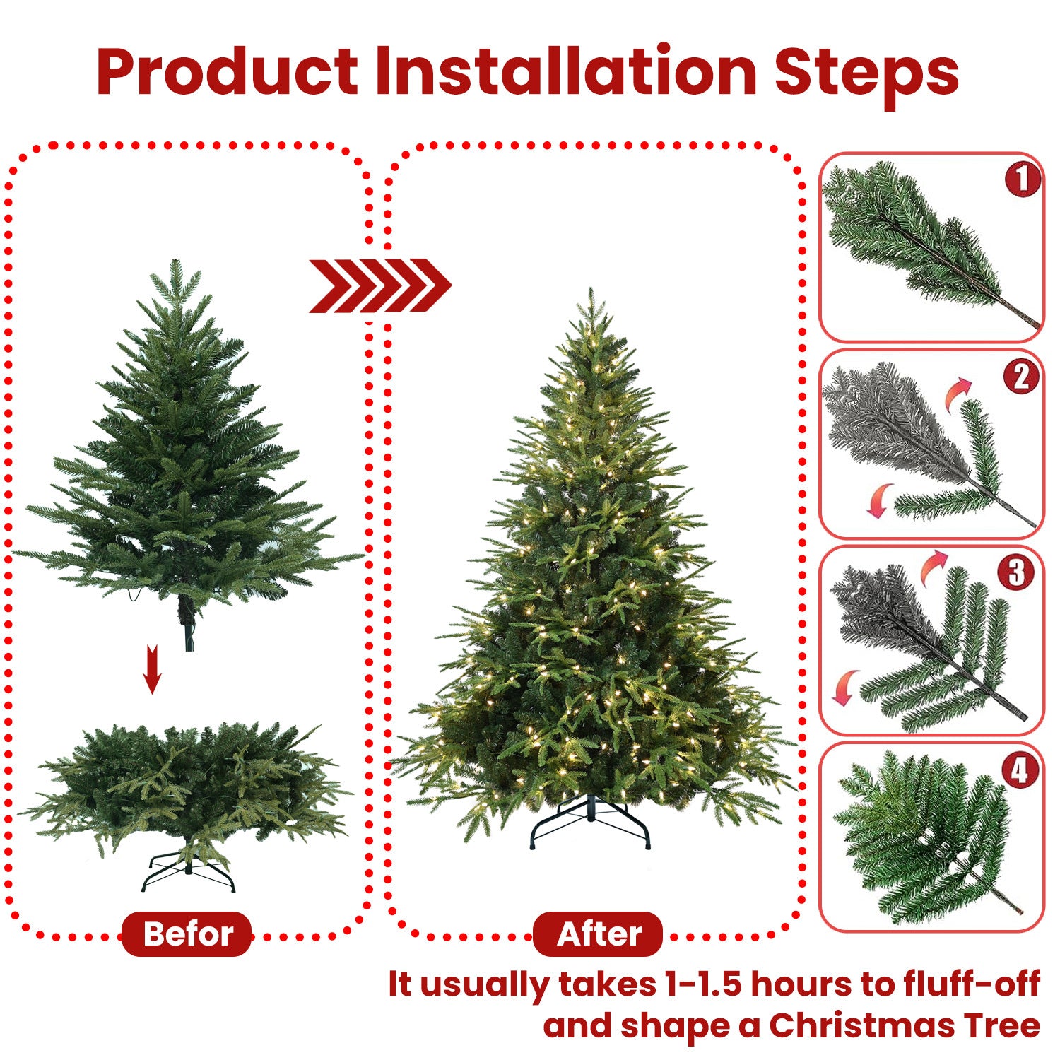 Christmas Tree with lights