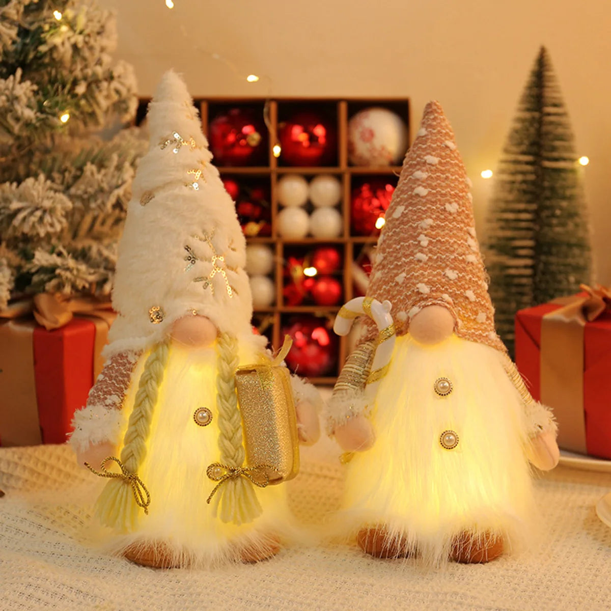 Glowing Gnome Christmas Decorations 2025(30cm) - Dollify