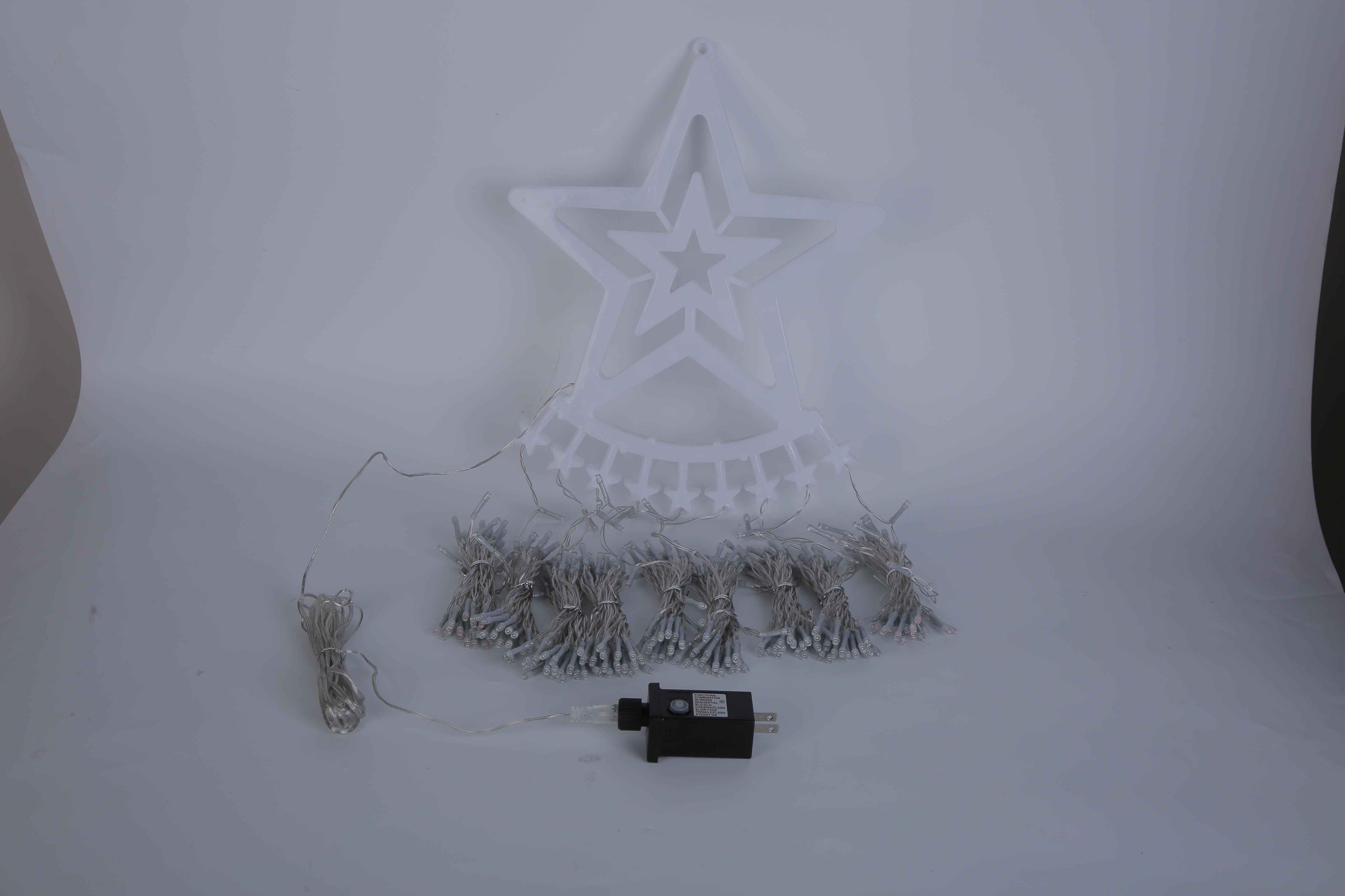 11FT Christmas Star Waterfall Tree