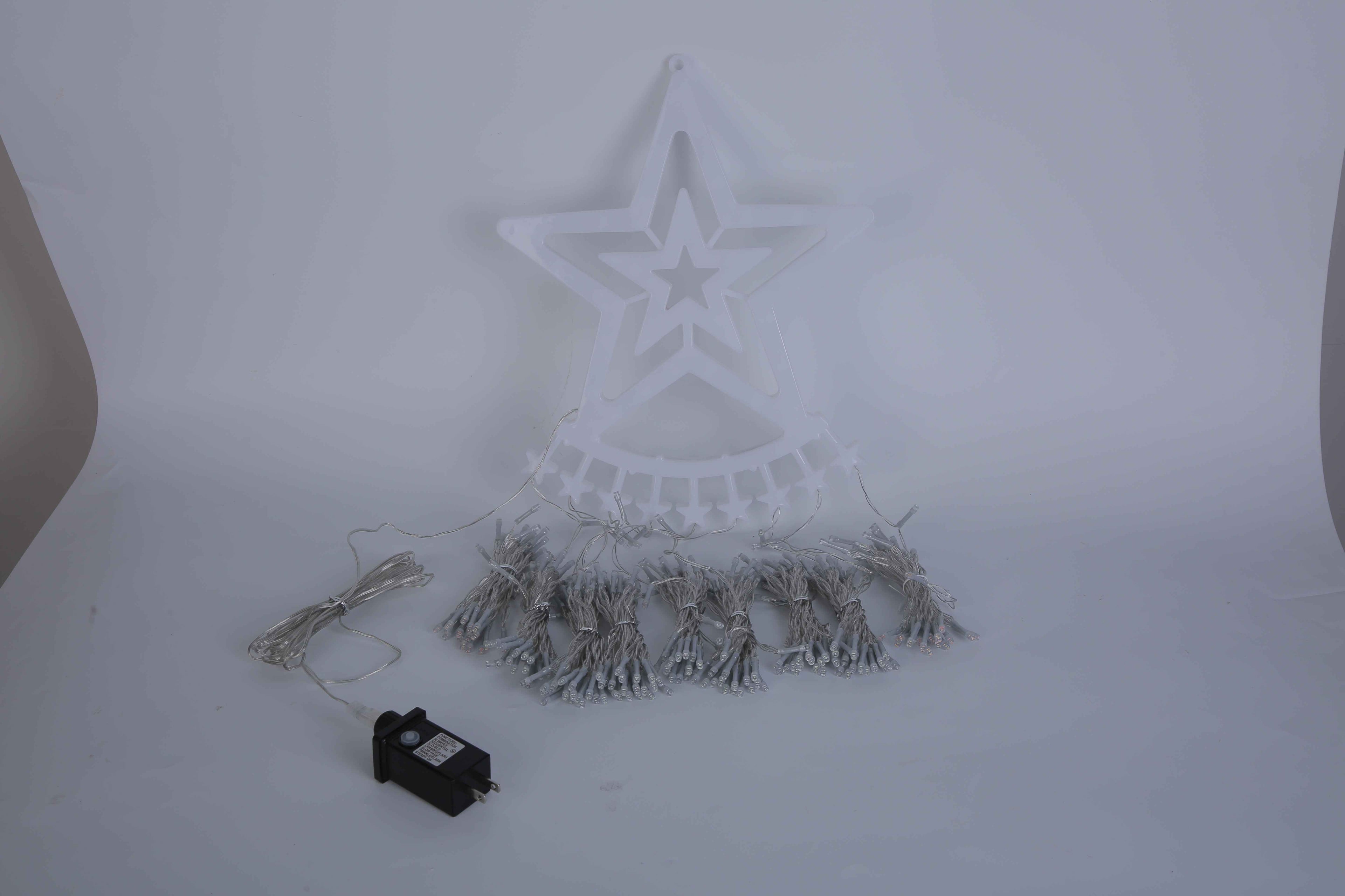 11FT Christmas Star Waterfall Tree