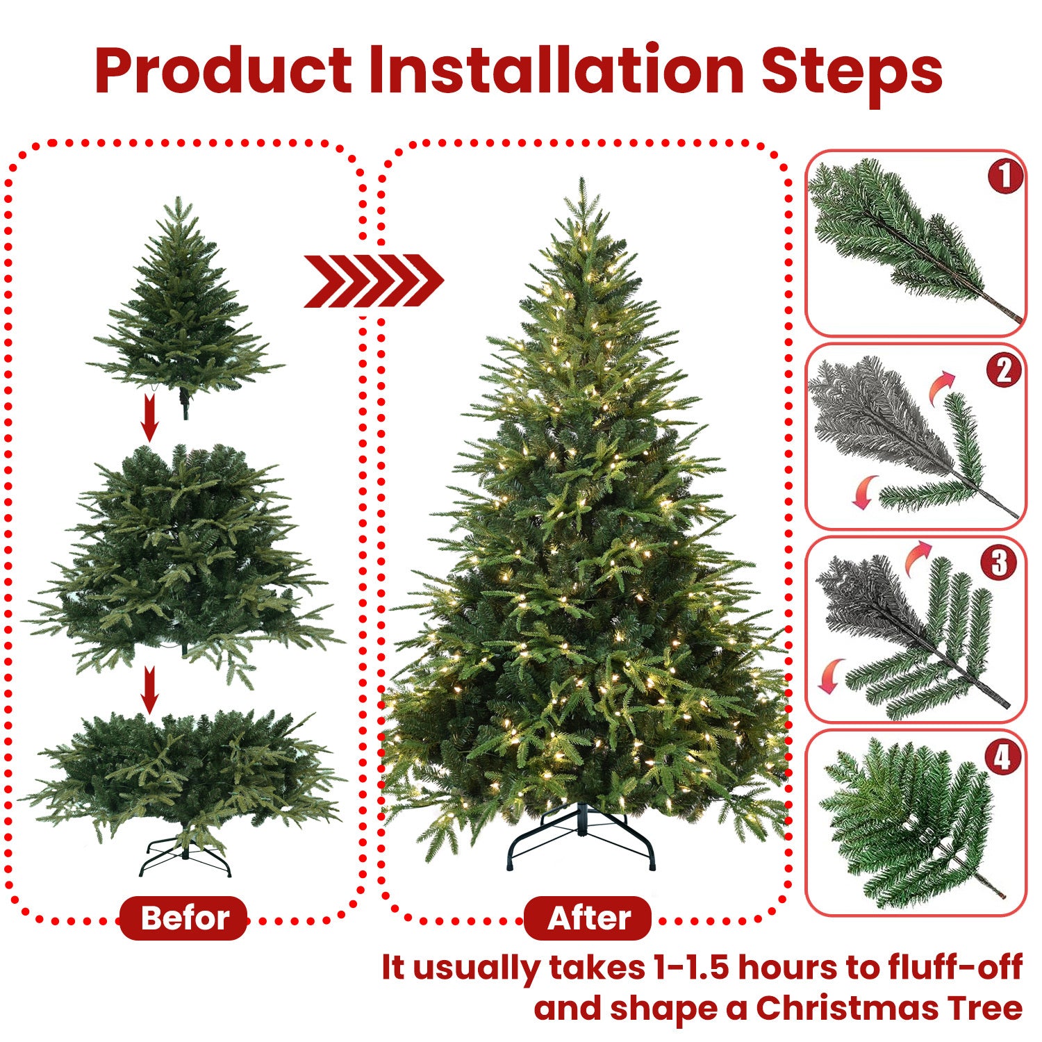 Christmas Tree with lights